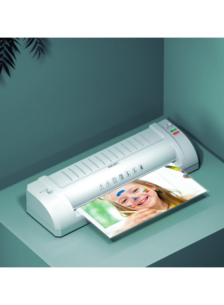 ديلي ماكينة تغليف E3894-EU، تصفيح ساخن وبارد، تسخين سريع، ضوضاء منخفضة، رمادي - Image 3