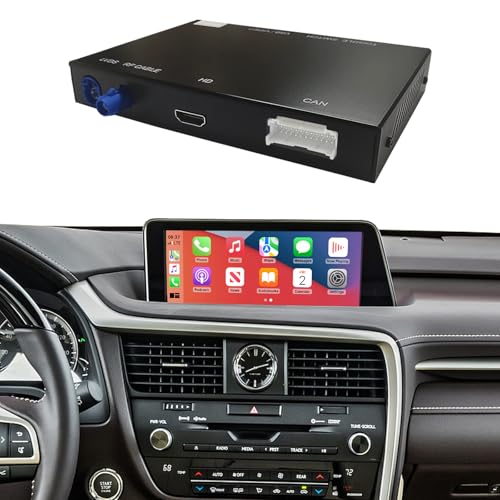 NINETOM Wireless CarPlay Retrofit Kit Decoder Compatible with Lexus RX/NX/ES/UX/LS/LX/RC/LC/GS/is (2014–2019), for Premium Factory System, Supports Android Auto, Mirror Link, Reverse Camera - Image 1