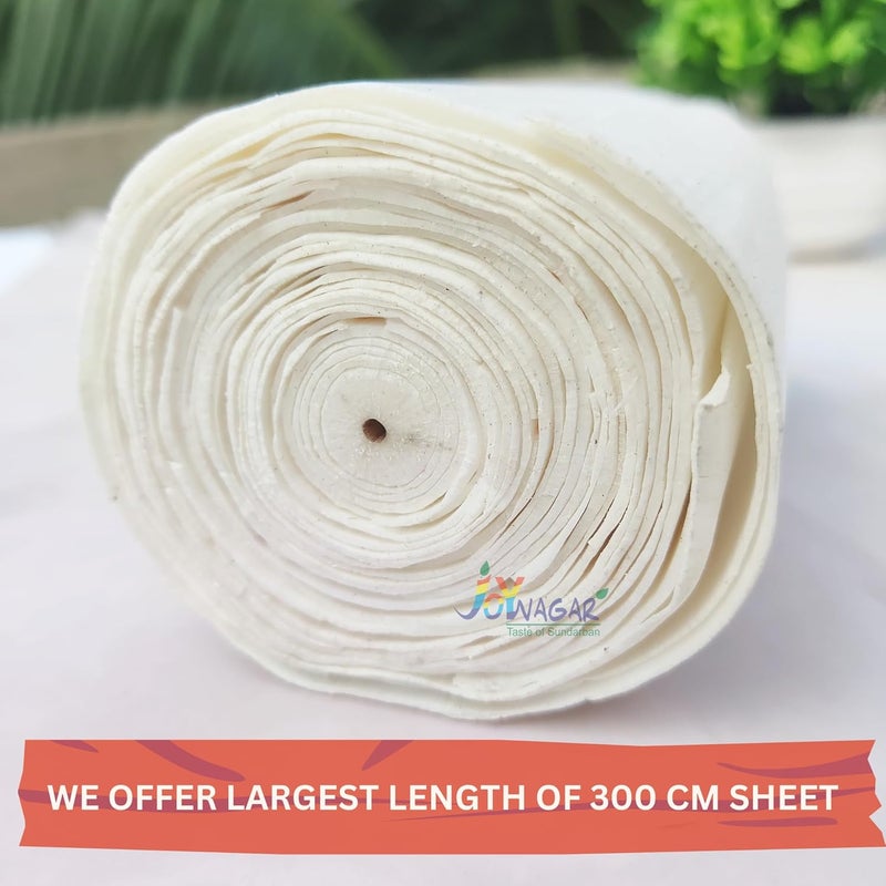 JOYNAGAR Sola Wood Paper Roll Sheet for Artificial Flower Making Paper For Crafts 12 cm x 300 cm | 5 Pcs | DIY Craft Paper for Home Decor, Student School Project - Image 5