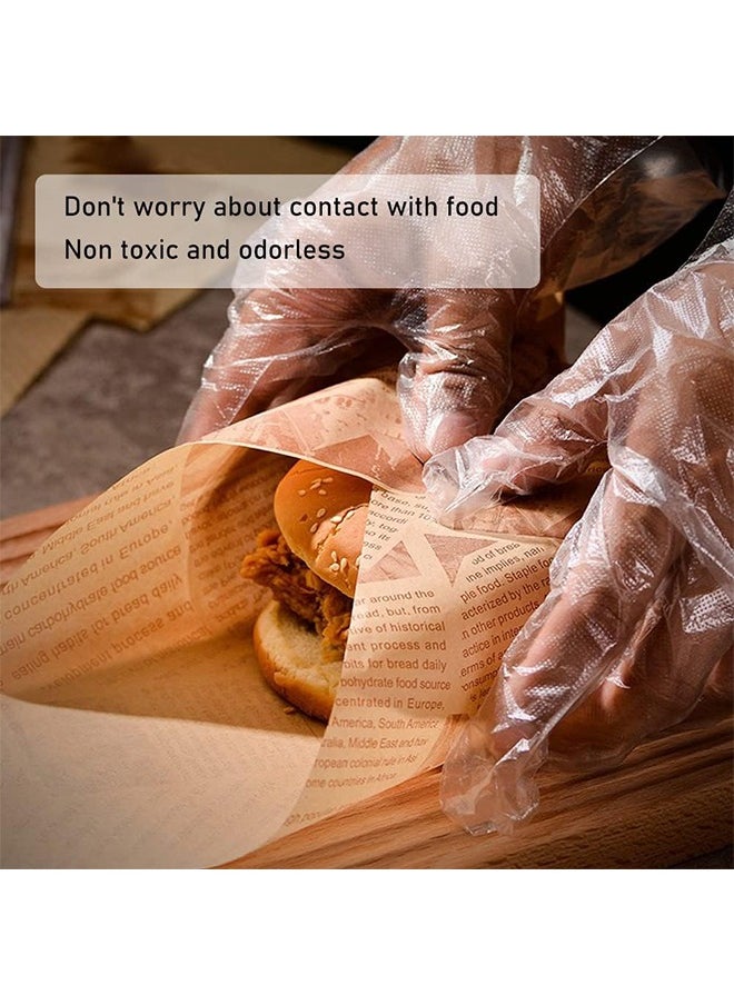 HS - 50 Pieces Sandwich Wrapper Waxed Baking Paper Disposable Greaseproof Greaseproof Paper Square Food Wrap Waxed Paper Food Tray Liner For Burger Cake Bread - Image 1
