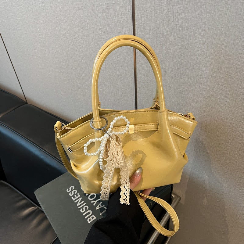 Niche Fashion Large Capacity Wings Bag Women'S Commuter Handbag All-Match Shoulder Vegetable Basket Bag - Image 5