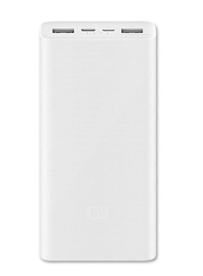 Xiaomi 20000 mAh Power Bank 18W 2 Way With Charging Statues White-20 - Image 2