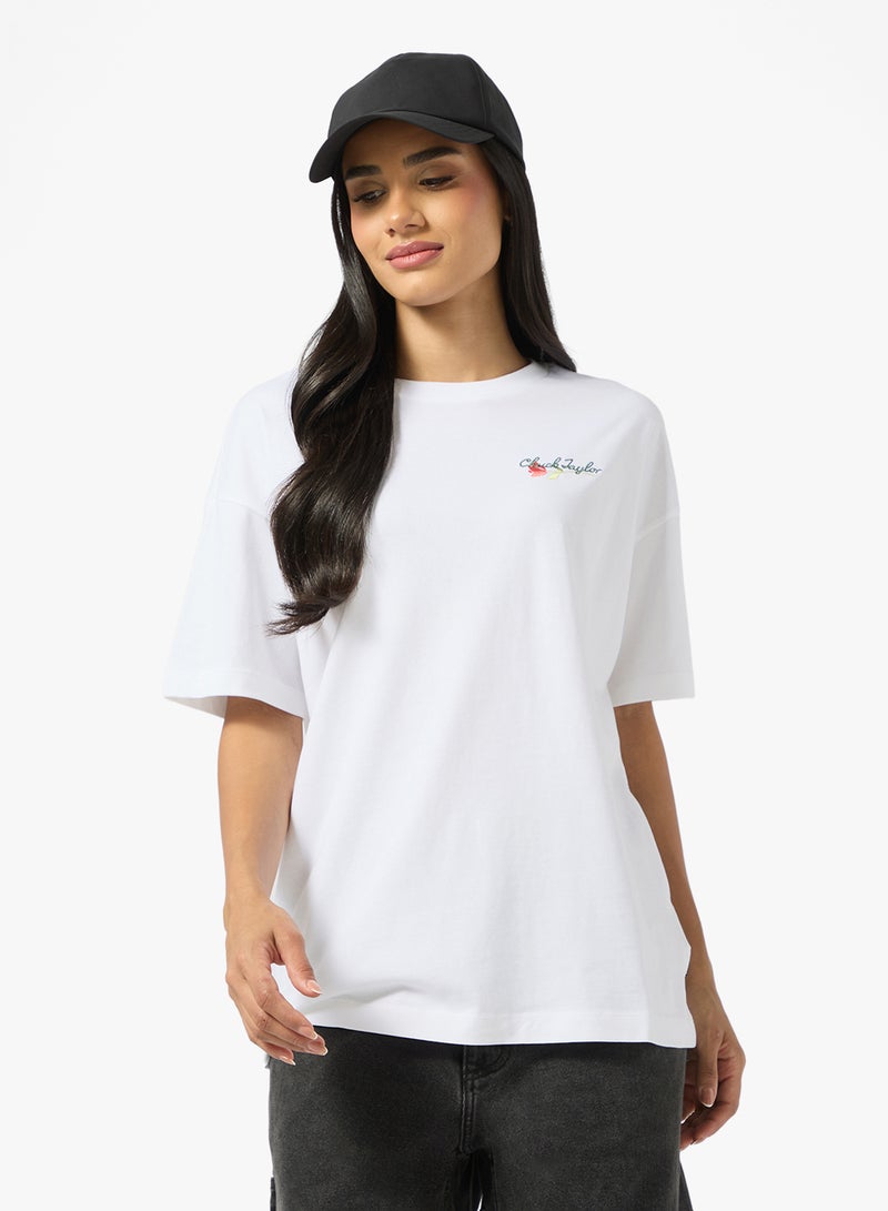 كونفرس تيشيرت تشاك تايلور كبير مقاس صيفي فني - Image 1