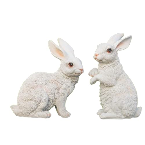 The Decorshed(Pack Of 2 Sitting And Standing Action Rabbit For Garden Decoration Animal Figure For Garden Home&Garden Decoration Outdoor Decor - Image 4