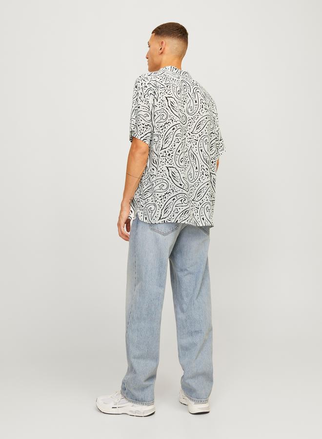 JACK & JONES Paisley Print Resort Collar Shirt  - Image 4
