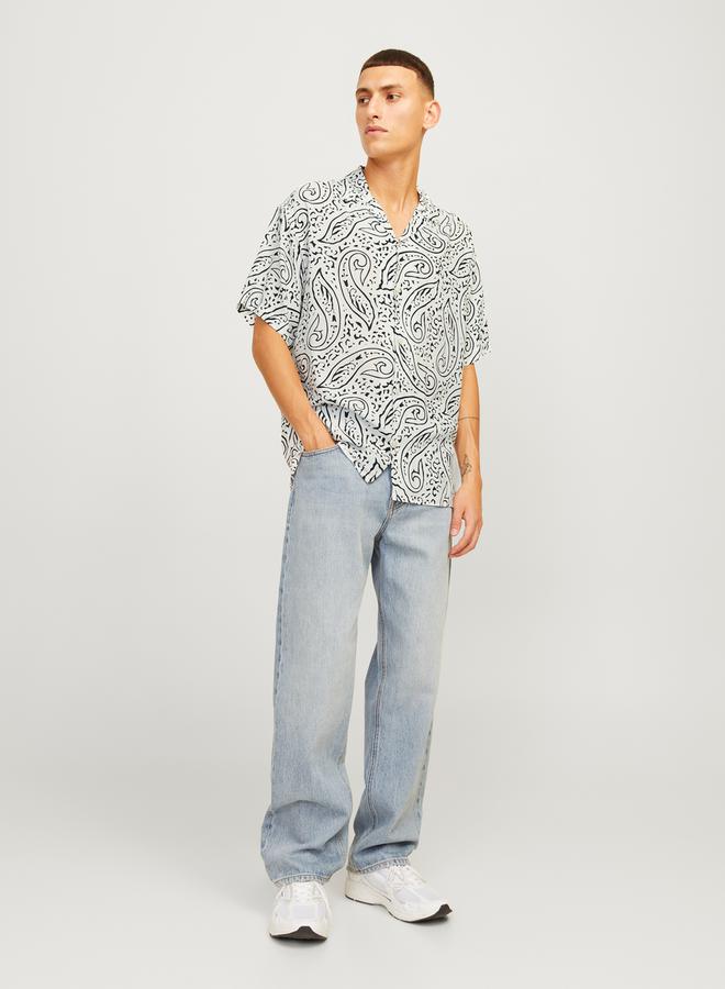 JACK & JONES Paisley Print Resort Collar Shirt  - Image 5