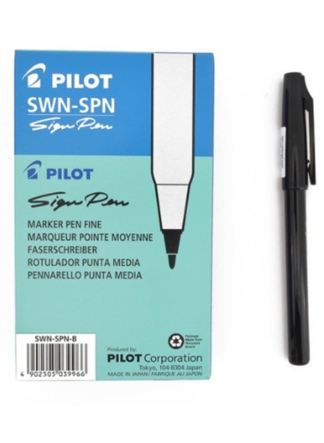 بايلوت قلم بايلوت للتوقيع اسود, 12 قلم - Image 1