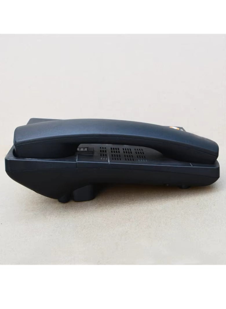 Microplus - Large Button Corded Telephone, Wired Home Desktop Landline Phone with Caller ID, Handsfree Speakerphone, LED Screen,Fast Dial Black PS-4728 - Image 1