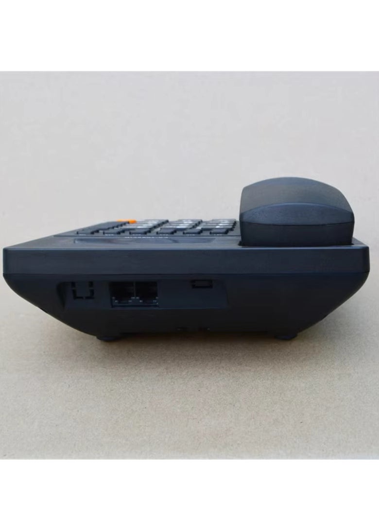 Microplus - Large Button Corded Telephone, Wired Home Desktop Landline Phone with Caller ID, Handsfree Speakerphone, LED Screen,Fast Dial Black PS-4728 - Image 1