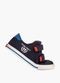 Pablosky Boys Colourblock Sneakers with Hook and Loop Closure  - Image 5