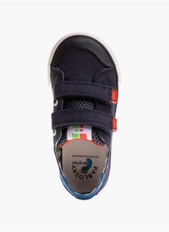 Pablosky Boys Colourblock Sneakers with Hook and Loop Closure  - Image 4