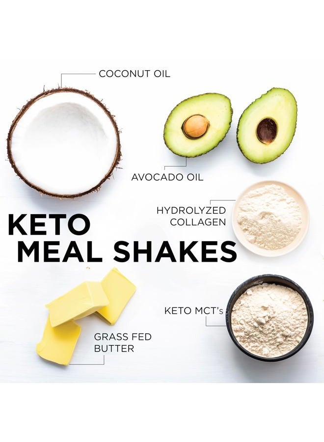 Keto Science مكمل غذائي من كيتو ساينس - مشروب وجبة كيتوني بالشوكولاتة، غني بالدهون الثلاثية متوسطة السلسلة والبروتين، محشو بالكولاجين والفيتامينات والمعادن، مناسب للكيتو والباليو، لفقدان الوزن، (14 حصة)، 20.49 أونصة - Image 4