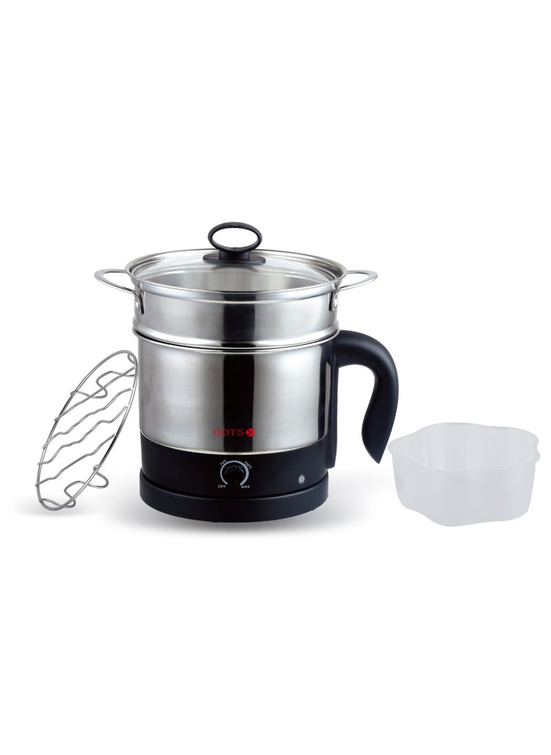 DOTS DOTS 1.2L 600W Multifunction Cooker KDS-001 - Silver 