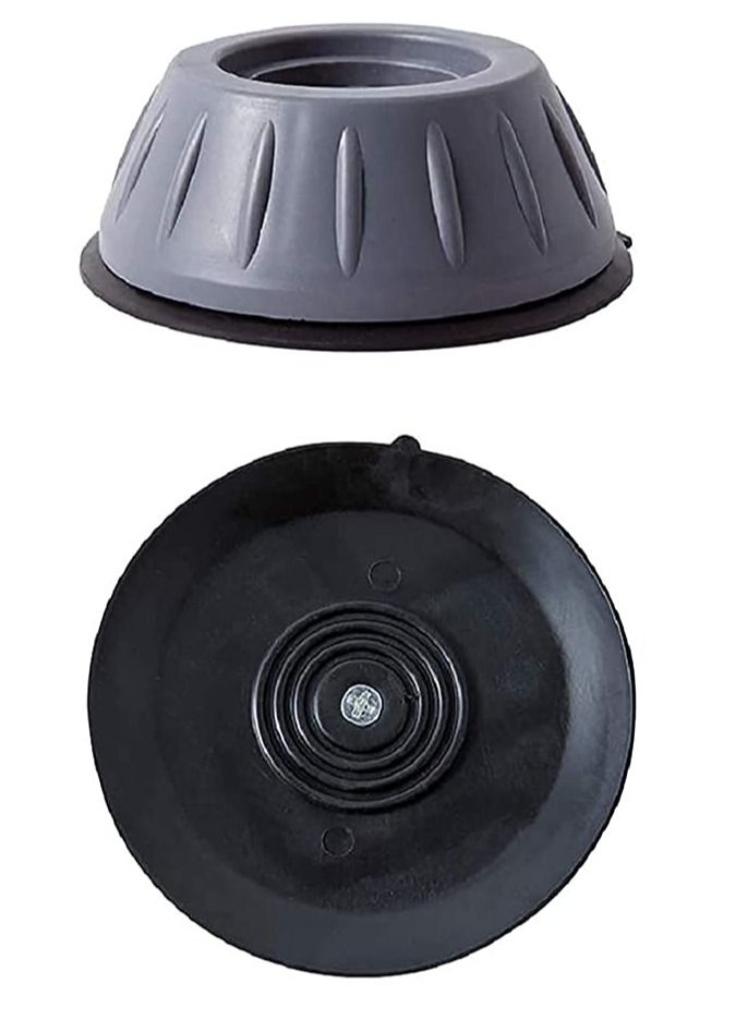 Anti-Vibration Pads for Universal Washing Machine Universal Foot Pad Base, 4 x Universal Foot Stabiliser for Washing Machines, Refrigerators, and Dryers, Raise Height Reduce Noise(4CM) - Image 2