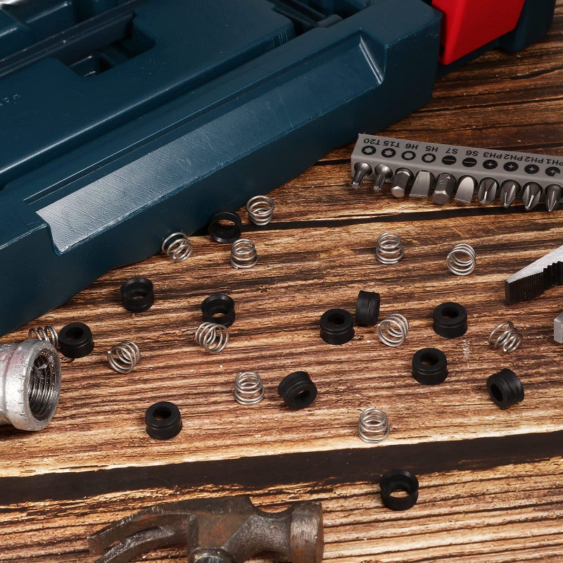 Hotop RP4993 Replacement Seats and Springs RP4993 Faucet Repair Seat Spring Kit Faucet Stem Assembly Repair Kit Compatible with Faucet Repair Kit (8 Pieces) - Image 4