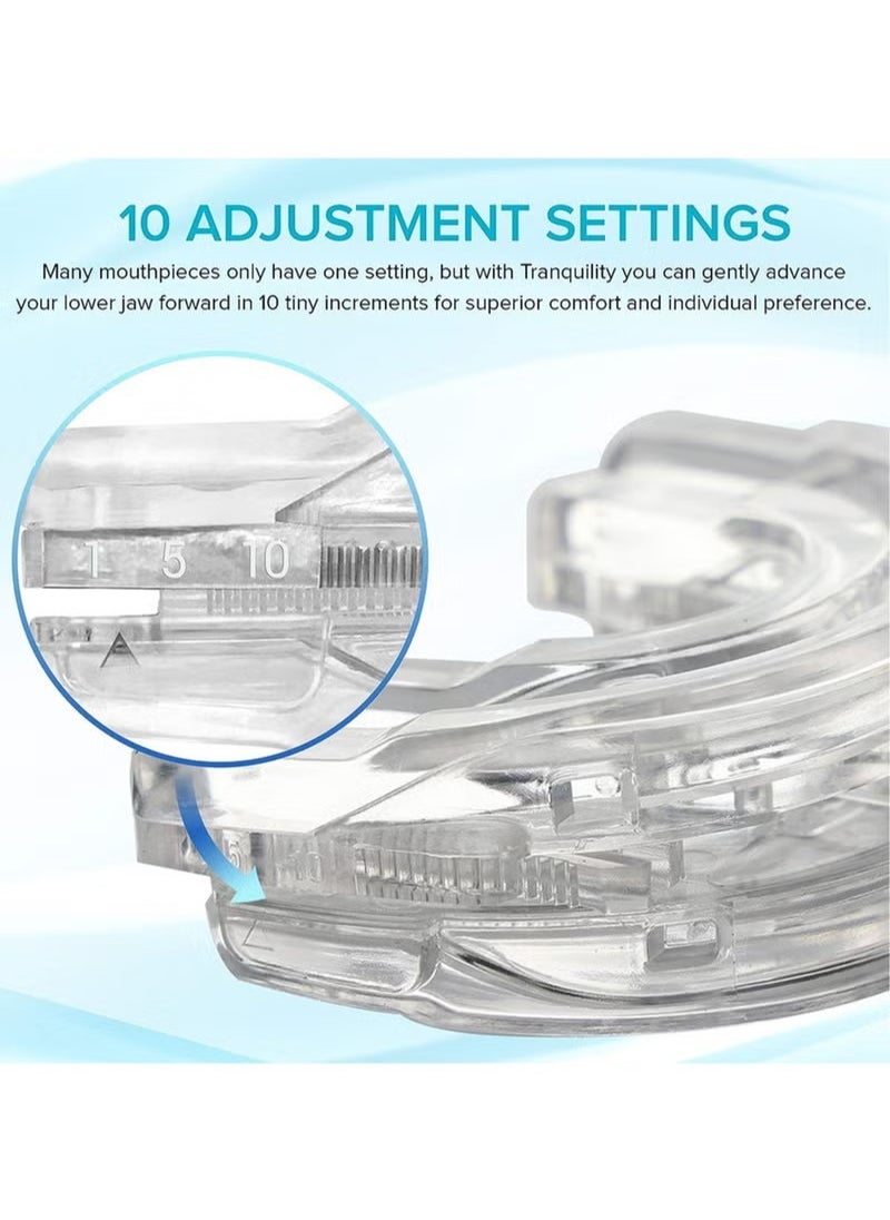 Ocean - Anti-Snoring Mouth Guard Adjustable Mouthpiece Night Time Teeth Mouthguard Sleeping Bite Guard for Bruxism and Stop Snoring Custom Molding Adjustability, Snoring Reduction Aid for Men and Women - Image 1