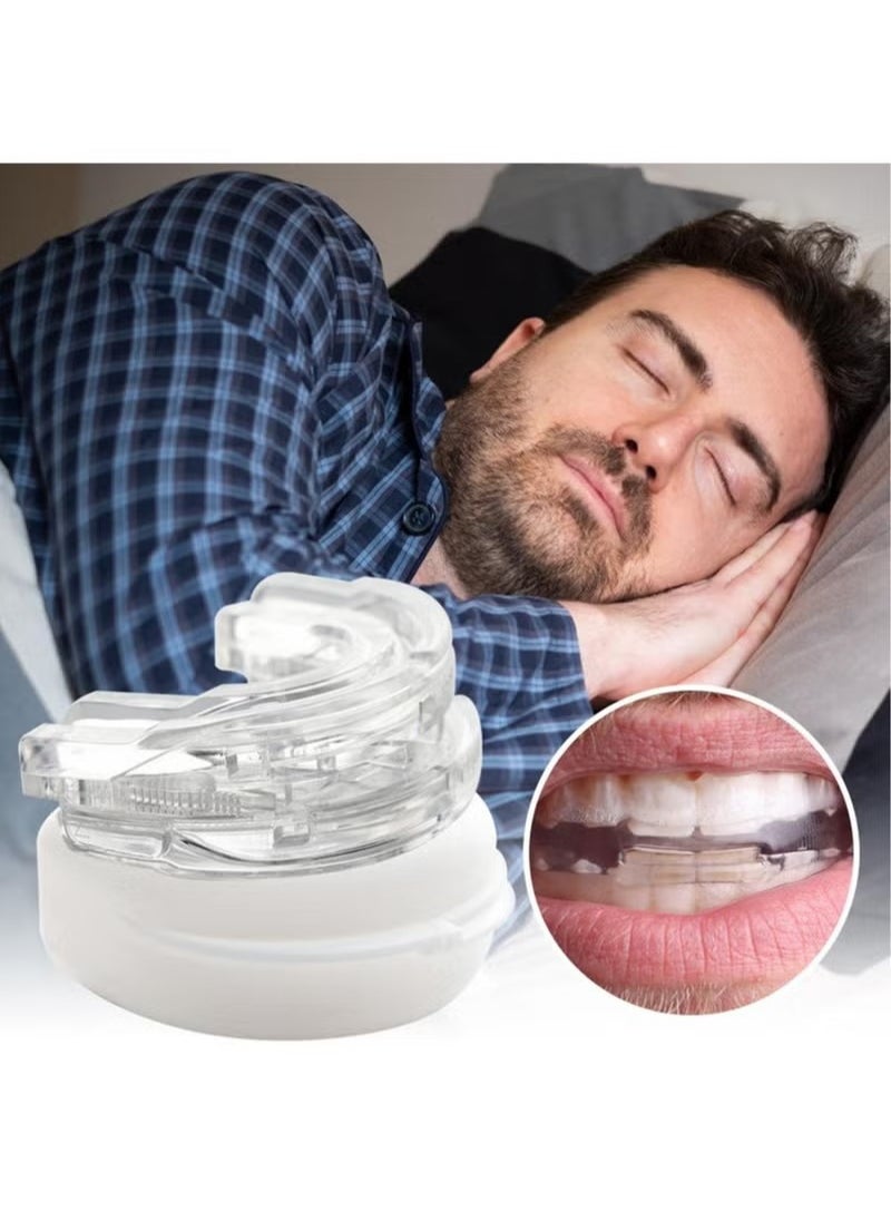 Ocean - Anti-Snoring Mouth Guard Adjustable Mouthpiece Night Time Teeth Mouthguard Sleeping Bite Guard for Bruxism and Stop Snoring Custom Molding Adjustability, Snoring Reduction Aid for Men and Women - Image 1