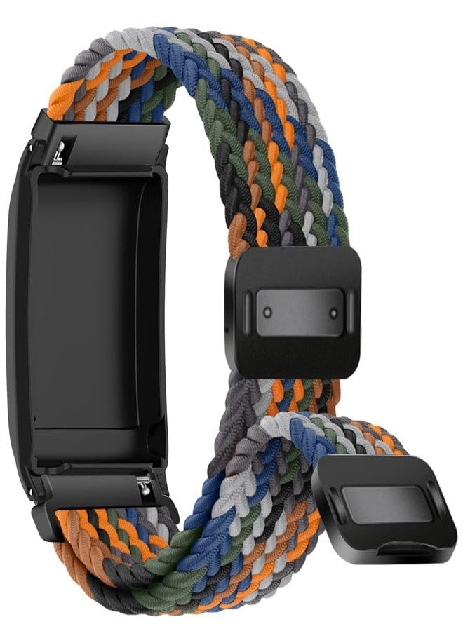 VESECCON Woven Nylon Strap with Full Coverage Case for Whoop 5.0/4.0, Matte Finish Enclosure and Magnetic Clasp, Breathable Sport Band Replacement Kit (Camouflage) - Image 2