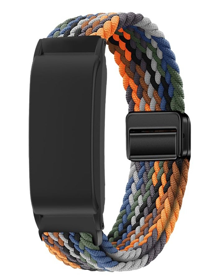 VESECCON Woven Nylon Strap with Full Coverage Case for Whoop 5.0/4.0, Matte Finish Enclosure and Magnetic Clasp, Breathable Sport Band Replacement Kit (Camouflage) - Image 1