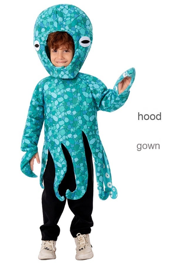 Halloween-themed Funny Octopus Children's Costume For The Ocean - Image 1