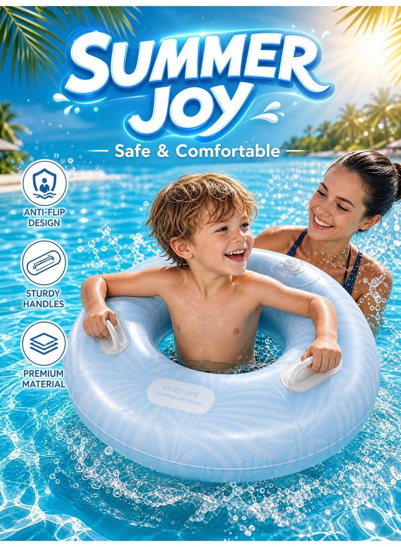 BS Children's Swim Ring | Toddler Pool Ring with Side Handles | Safe, Extra-Thick Floating Aid | Suitable for Children Aged 3–7 | Portable Outdoor Baby Water Play Ring. - Image 5