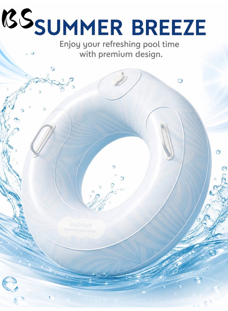 BS Children's Swim Ring | Toddler Pool Ring with Side Handles | Safe, Extra-Thick Floating Aid | Suitable for Children Aged 3–7 | Portable Outdoor Baby Water Play Ring. - Image 1