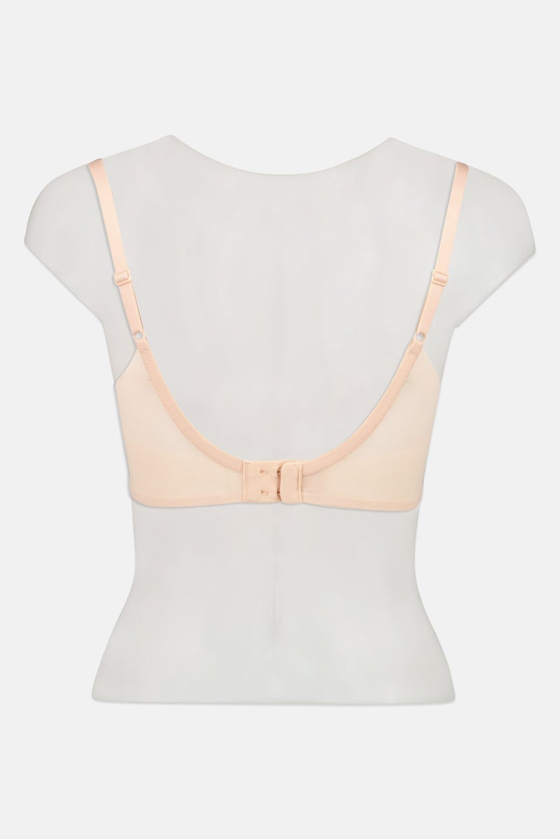 TRIUMPH حمالة صدر مبطنة بسيطة للنساء، بيج - Image 2