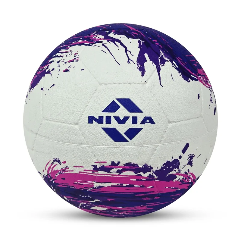نيفيا Nivia Super Storm Football - Durable Training Ball for Hard Ground and Artificial Turf