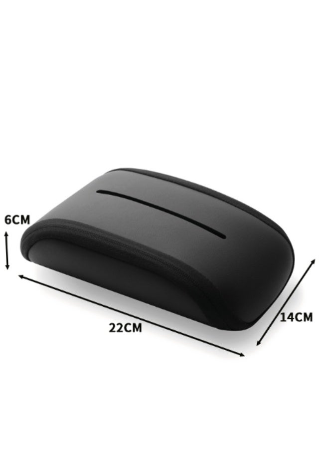 JACIRCLE Car Tissue Box, Leather Car Napkin Box, Universal Seat Back Tissue Box, Elastic Cord Strap Installation, Suitable For Car Interiors Of Cars, Trucks, Suvs, And Vans. - Image 2