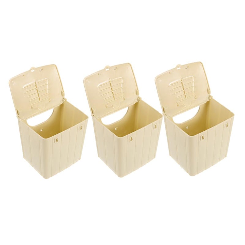 Bird Breeding House with Ventilation for Parakeets Cockatiels Bluebirds 3 Pcs Set - Image 2