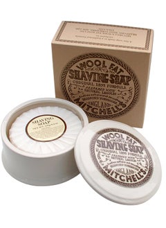 Mitchells Wool Fat Shaving Soap in Dish