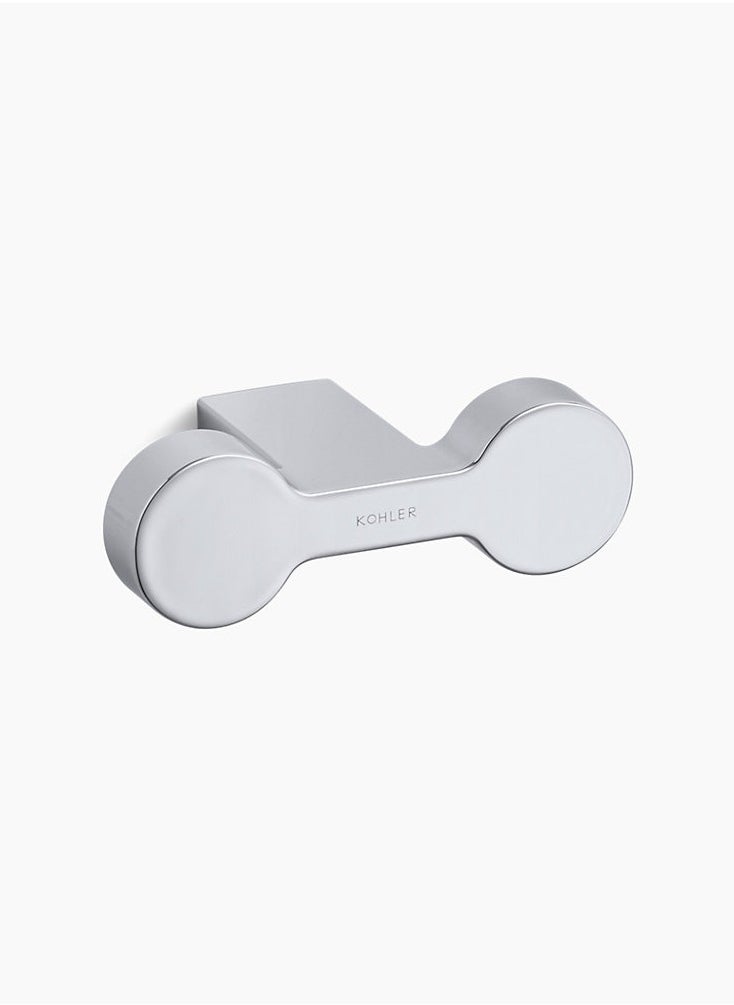 Kohler Singulier Double Robe Hook -Silver 
