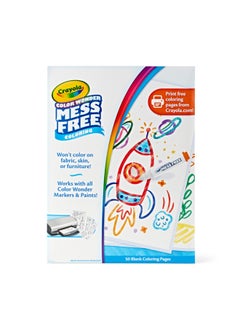 Crayola Color Wonder Mess Free Coloring, Blank Coloring Pages, 50 Count, Printable Page Refill Set  - Image 2