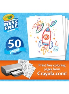 Crayola Color Wonder Mess Free Coloring, Blank Coloring Pages, 50 Count, Printable Page Refill Set  - Image 4