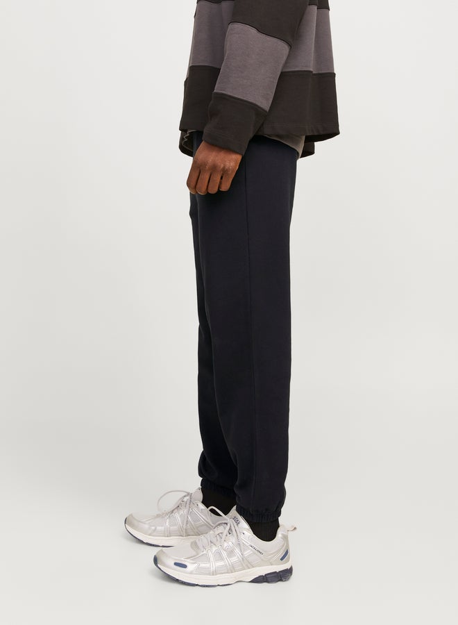 JACK & JONES Jack & Jones Solid Mid Rise Relaxed Fit Joggers - Image 2