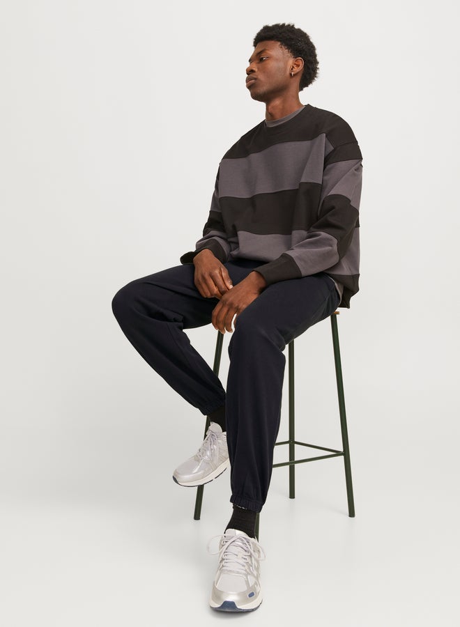 JACK & JONES Jack & Jones Solid Mid Rise Relaxed Fit Joggers - Image 5