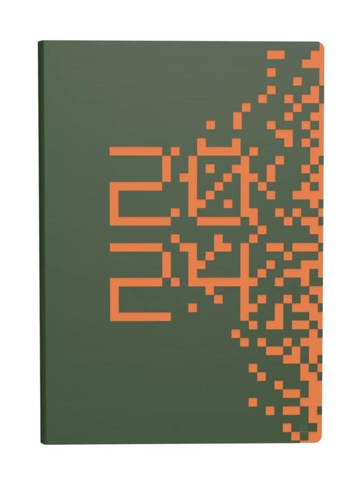 Collins - Collins Coda 2024 Diary A5 Week to View Diary - Lifestyle Planner and Organiser for Office, Work, Personal and Home - January to December 2024 Diary - Weekly - Green - E-CO153.52-24 - Image 1