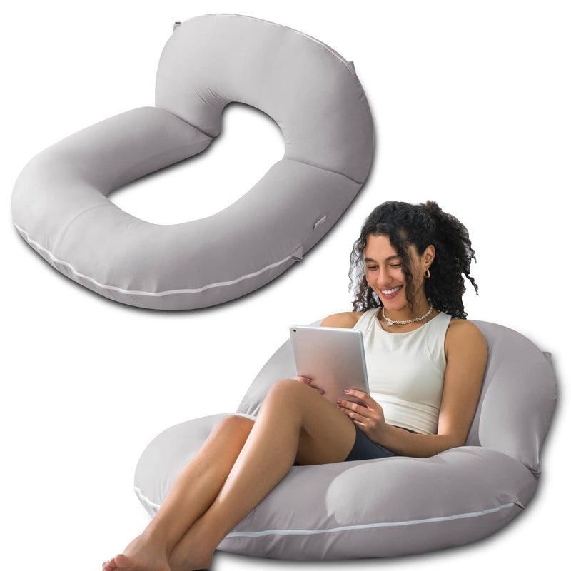 INSEN Reading Pillow Back Pillow for Sitting in Bed for Reading Nurse  Relax Reading Pillow for Adults Moms  Kids Sit Up Pillow for Bed