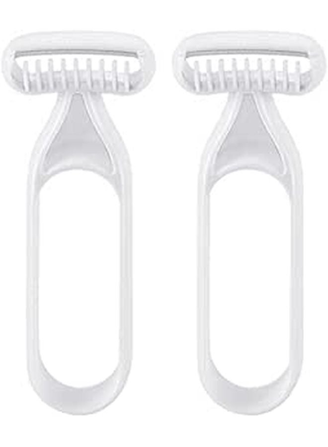 Portable Body Hair Trimmer For Women 2 Pack Wet Dry Shaving Travel Friendly - Image 1