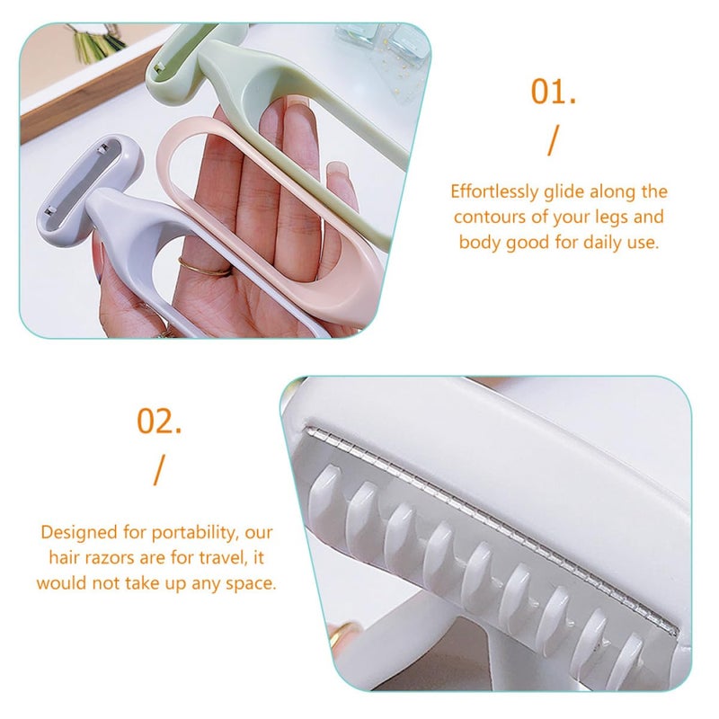 Portable Body Hair Trimmer For Women 2 Pack Wet Dry Shaving Travel Friendly - Image 4
