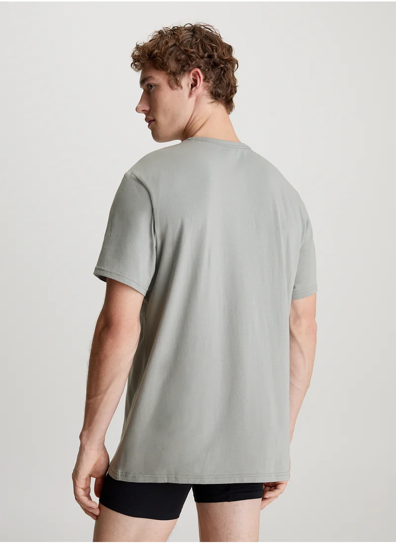 CALVIN KLEIN Logo Crew Neck T-Shirt