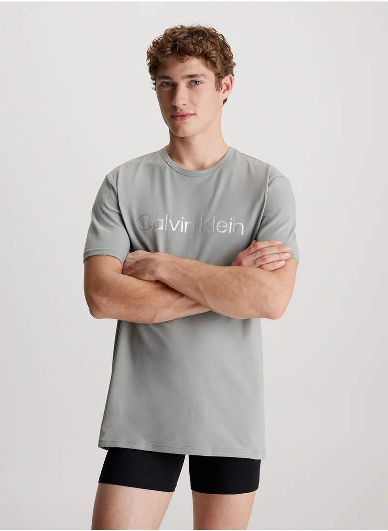 CALVIN KLEIN Logo Crew Neck T-Shirt