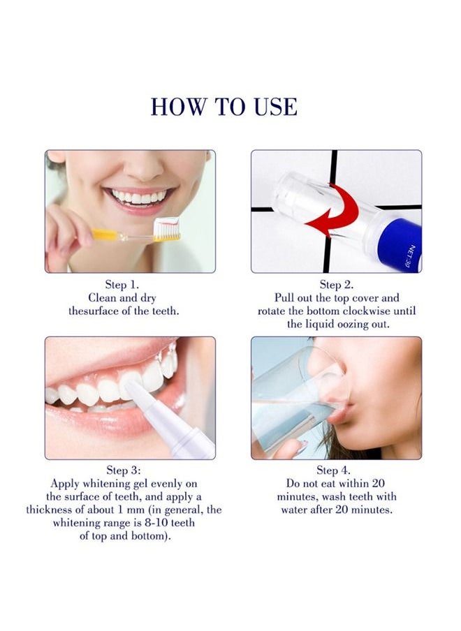 ibcccndc - Teeth Whitening Pen, Effective, Painless, No Sensitivity, Travel-Friendly, Easy to Use, Beautiful White Smile, Mint Flavor - Image 1