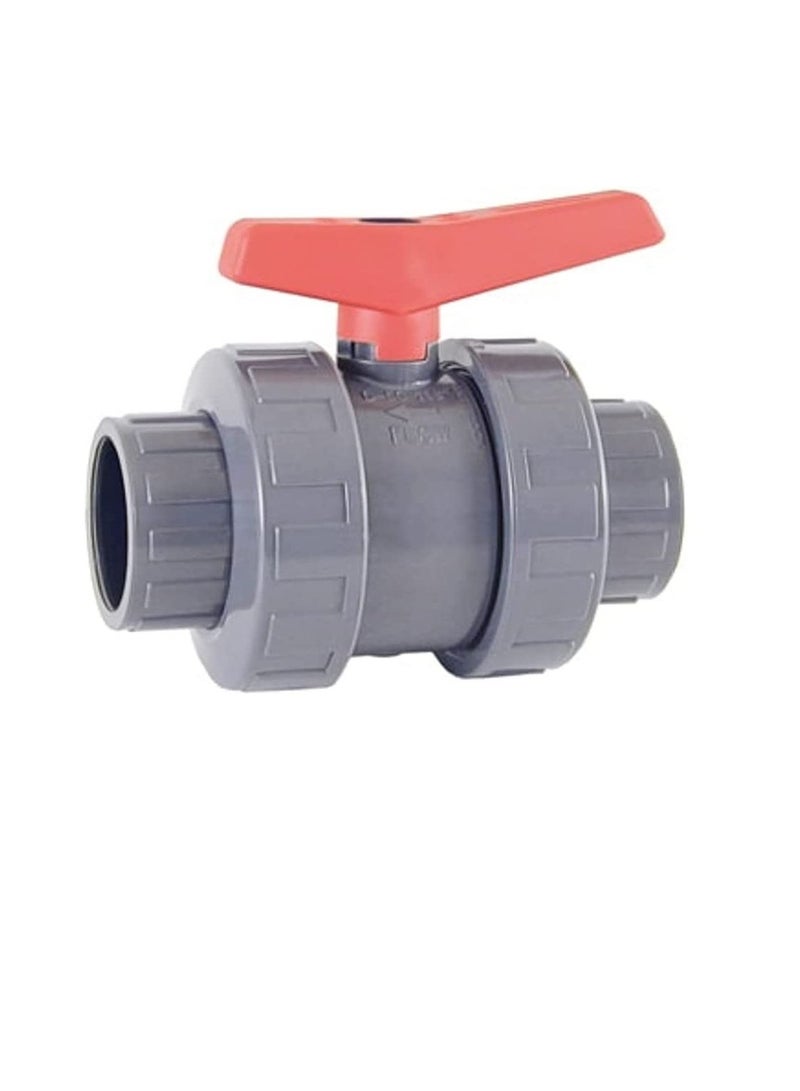 Cepex PVC Heavy Duty Water Supply Pipe Fittings for Swimming Pool, Agriculture, Irrigation & Commercial Plumbing Use (2 Inch, Union Ball Valve (Anti Block))  - Image 3