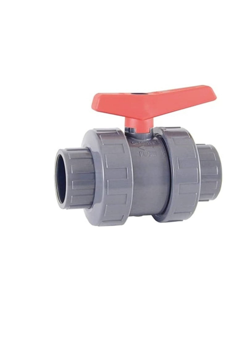 Cepex PVC Heavy Duty Water Supply Pipe Fittings for Swimming Pool, Agriculture, Irrigation & Commercial Plumbing Use (2 Inch, Union Ball Valve (Anti Block))  - Image 2