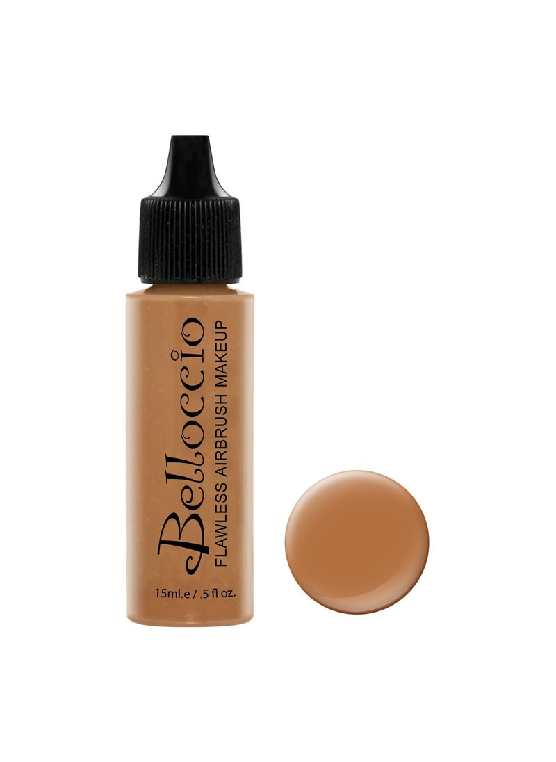 Belloccio Belloccio's Professional Cosmetic Airbrush Makeup Foundation 1/2oz Bottle: Cocoa- Medium-dark with Red Undertones 