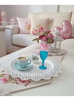 co arma Metal Serving Platter Lace Design 30cm  - Image 3