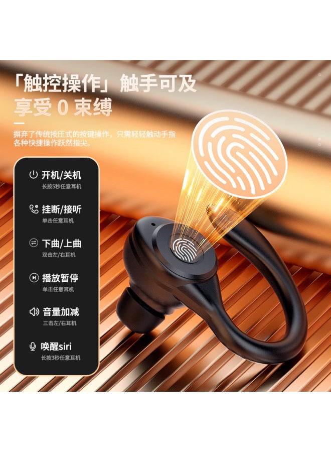 Factory direct supply new ear-hanging Y7 wireless Bluetooth headset sports running private model tws with digital  display - Image 3