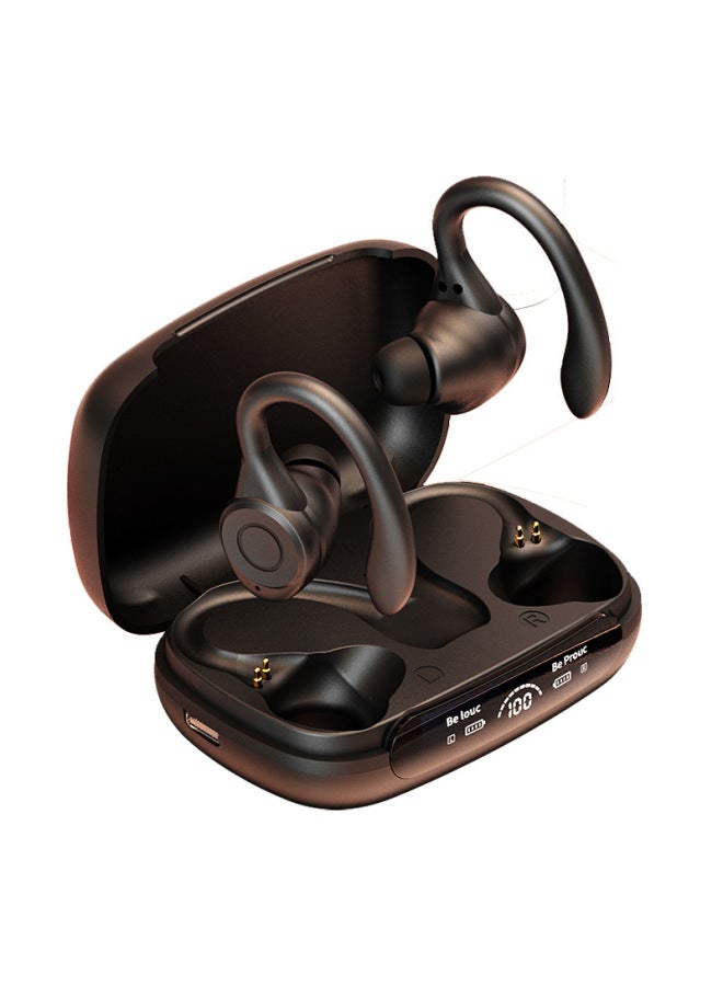 Factory direct supply new ear-hanging Y7 wireless Bluetooth headset sports running private model tws with digital  display - Image 2