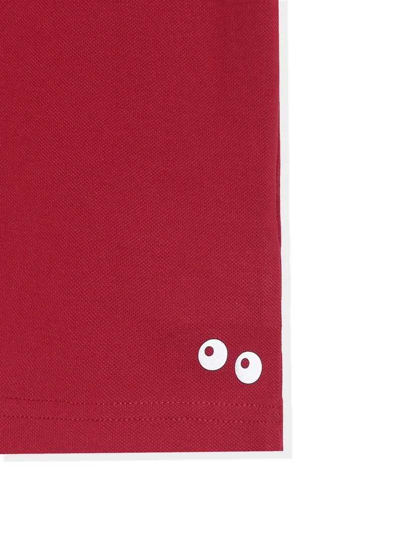Pilolo Classic Unisex Knit Cotton Polo Red